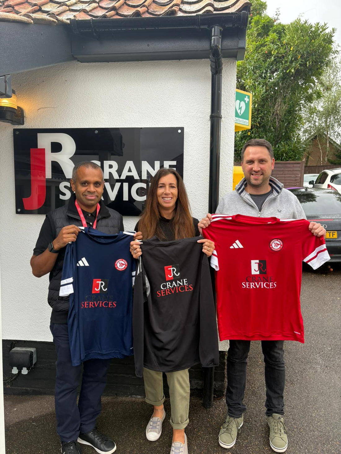 JR Crane Renew Sponsorship with The New Croft and Haverhill Rovers FC