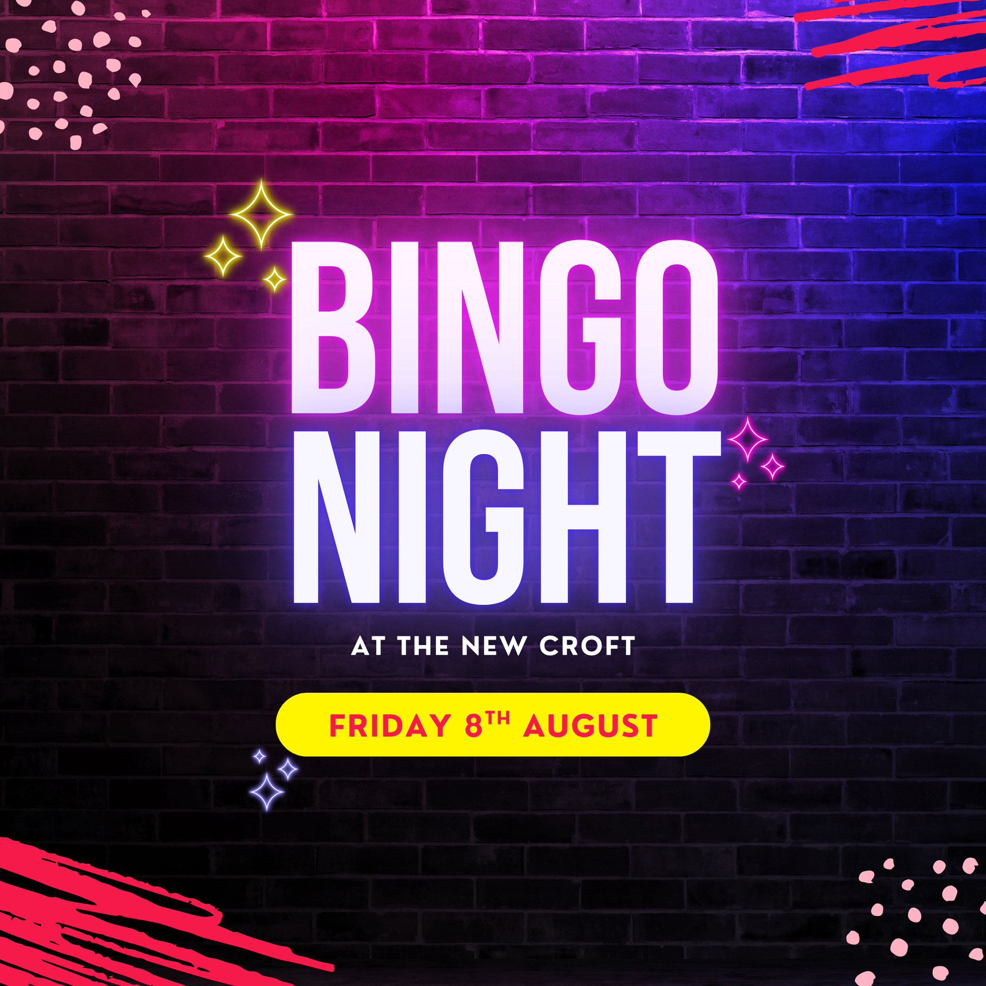 Bingo Night - 8th August
