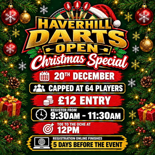 Haverhill Darts Open Christmas Special