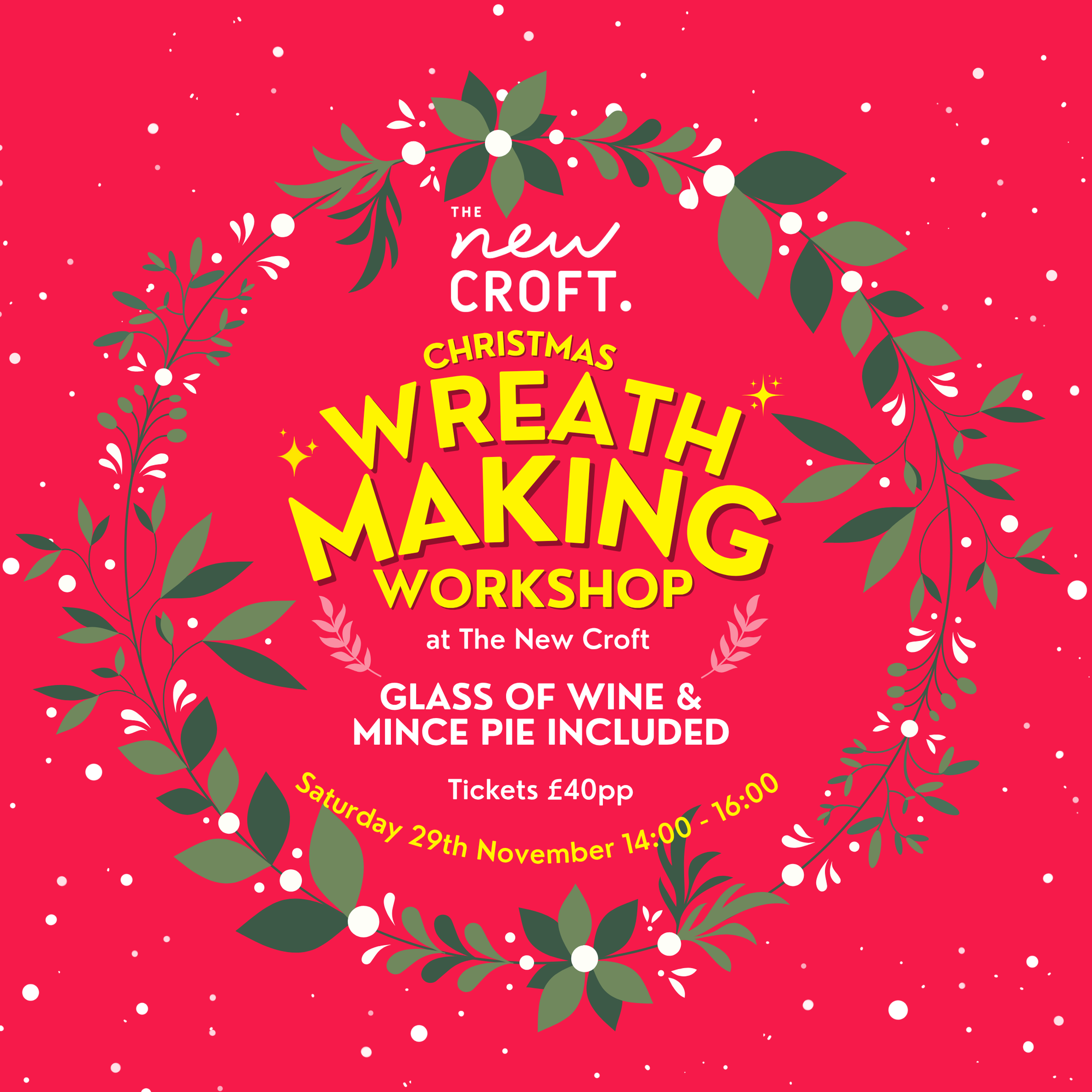 Christmas Wreath Workshop - 29th November