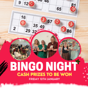 Bingo Ticket - Friday 10th January 25