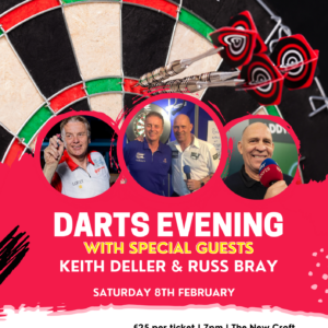 Darts Evening With Special Guests Keith Deller & Russ Bray