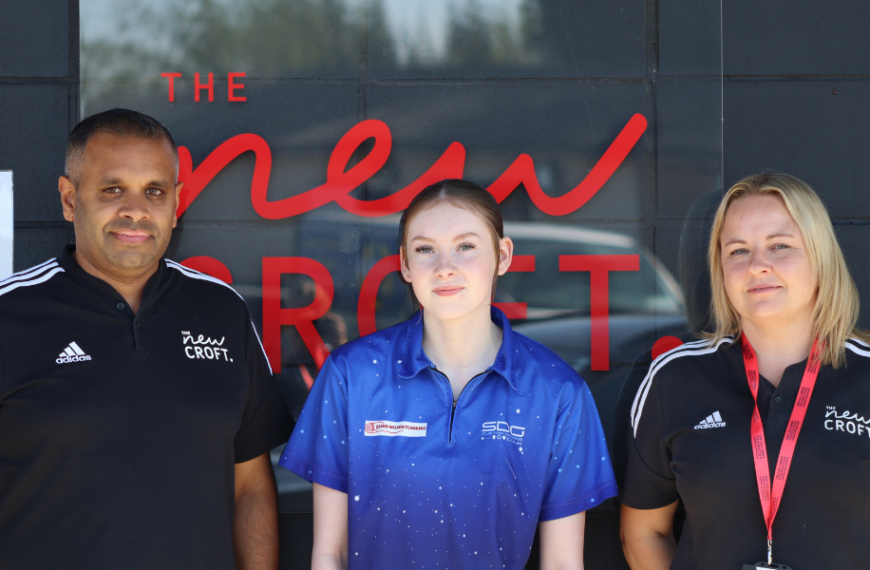 New Croft Sponsors Local Rising Star Darts Player